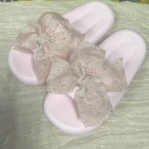 Pink lady sandals size6-7